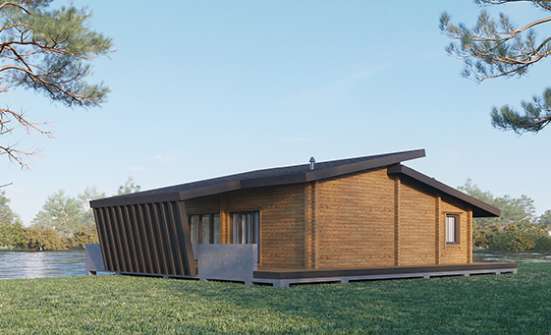 100-007-П Проект бани из дерева Рязань | Проекты одноэтажных домов от House Expert