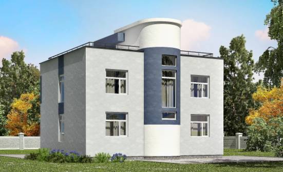 180-005-П Проект двухэтажного дома, просторный коттедж из бризолита Сасово | Проекты домов от House Expert