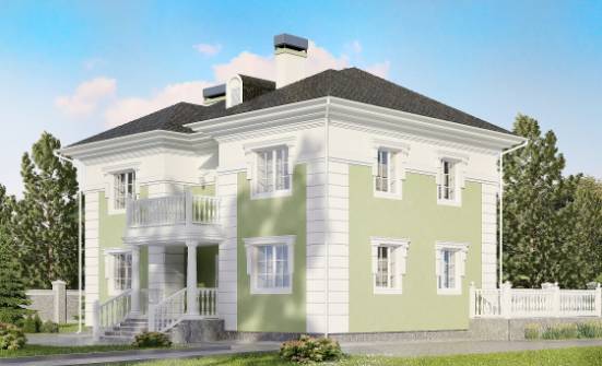 155-005-П Проект двухэтажного дома, красивый коттедж из газобетона Рязань | Проекты домов от House Expert