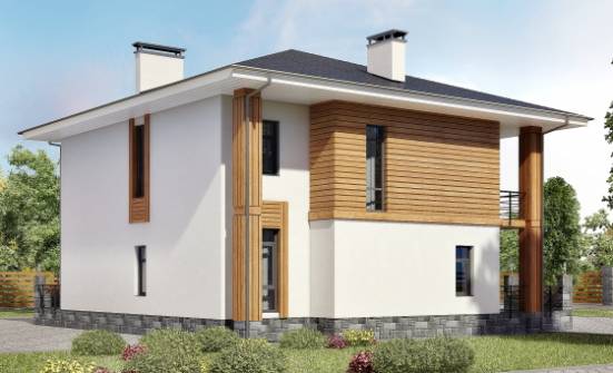 180-015-П Проект двухэтажного дома, уютный дом из газобетона Сасово | Проекты домов от House Expert