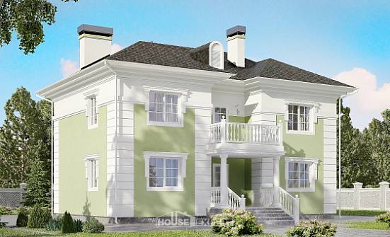155-005-П Проект двухэтажного дома, красивый коттедж из газобетона Рязань | Проекты домов от House Expert