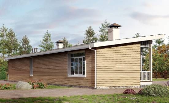 110-004-Л Проект бани из кирпича Рязань | Проекты одноэтажных домов от House Expert