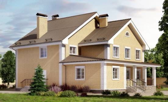 320-003-Л Проект двухэтажного дома, просторный дом из газобетона Сасово | Проекты домов от House Expert