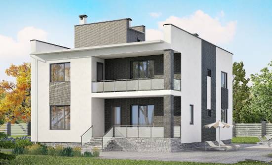 225-001-П Проект двухэтажного дома, просторный коттедж из газосиликатных блоков Касимов | Проекты домов от House Expert