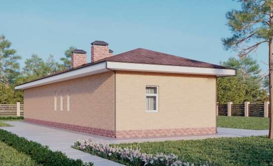 110-006-П Проект бани из керамзитобетонных блоков Касимов | Проекты домов от House Expert