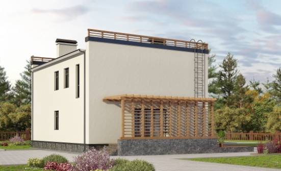 215-002-Л Проект двухэтажного дома, уютный домик из твинблока Касимов | Проекты домов от House Expert