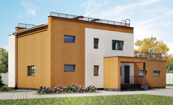 180-012-П Проект двухэтажного дома, гараж, классический домик из кирпича Рязань | Проекты домов от House Expert