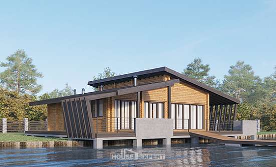100-007-П Проект бани из дерева Рязань | Проекты домов от House Expert