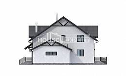 290-003-П Проект двухэтажного дома с мансардным этажом, классический загородный дом из керамзитобетонных блоков Скопин, House Expert