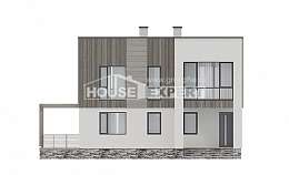 150-017-П Проект двухэтажного дома, классический загородный дом из блока Рязань, House Expert