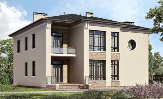 300-005-Л Проект двухэтажного дома, огромный дом из кирпича, Скопин