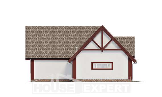 145-002-Л Проект гаража из пеноблока Рязань, House Expert