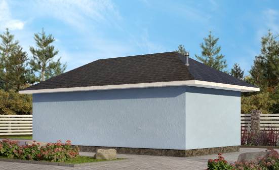 040-001-Л Проект гаража из поризованных блоков Сасово | Проекты домов от House Expert