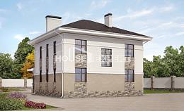 150-014-П Проект двухэтажного дома, недорогой домик из бризолита, Касимов