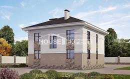 150-014-П Проект двухэтажного дома, бюджетный коттедж из газобетона Рязань, House Expert
