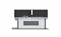 180-001-П Проект двухэтажного дома с мансардой, гараж, бюджетный домик из бризолита, Скопин