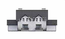 290-003-П Проект двухэтажного дома с мансардой, красивый загородный дом из керамзитобетонных блоков Рязань, House Expert