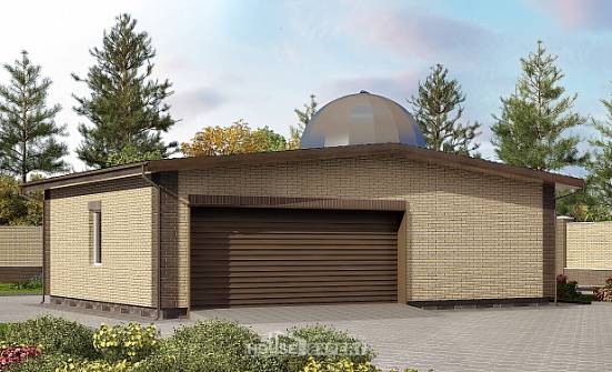 075-001-Л Проект гаража из кирпича Касимов | Проекты домов от House Expert